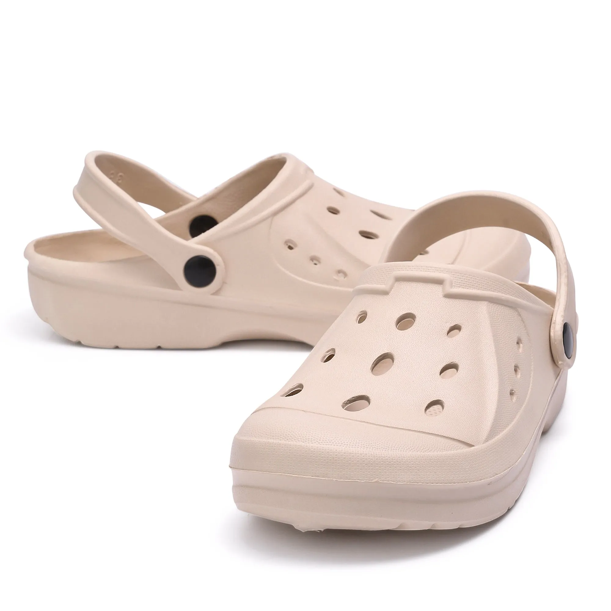 Ladies Baige Clogs