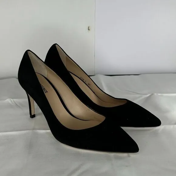 L'Agence High Heels Size (US-5.5) Pointed toe, 3.25&quot; Platform in Black Color