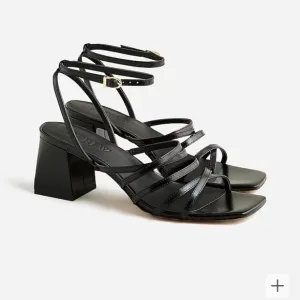 Layne strappy-sandal heels in leather