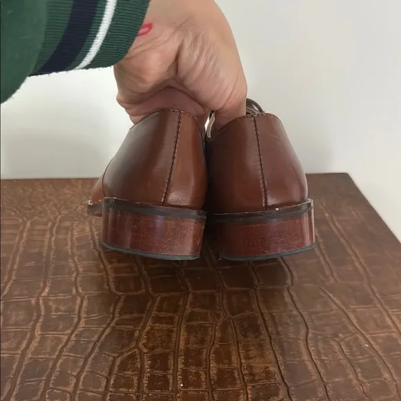 Leather Stitching feel little small feels like 7 original. Ecuadorian designer