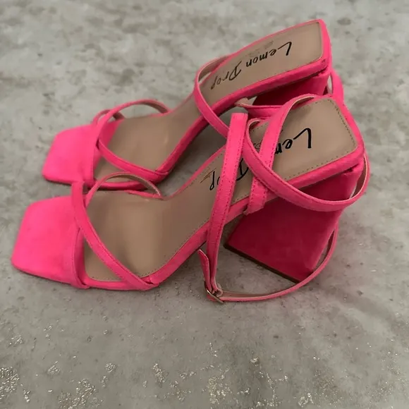 Lemon Drop by Privileged Pink Hadley Platform Heels Privileged Dolls Kill 7.5