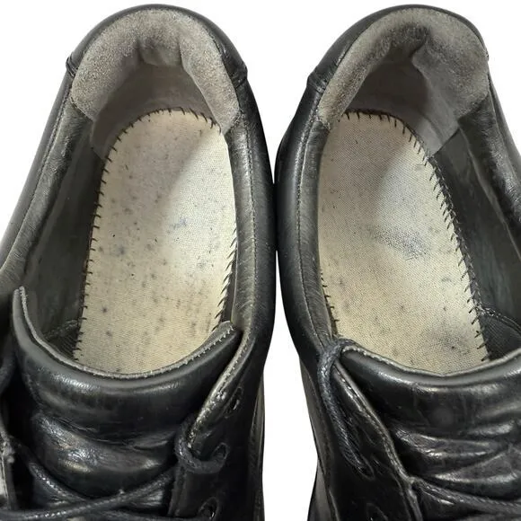 Lems Nine2Five Black Oxfords Men’s 12‎ Leather Minimalist Wide Toe Box Barefoot