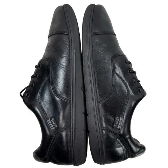 Lems Nine2Five Black Oxfords Men’s 12‎ Leather Minimalist Wide Toe Box Barefoot