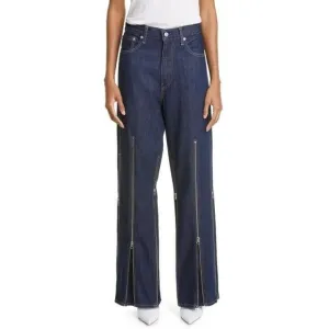 Levi’s X No Sesso Sz Large 36x31 Zipper Wide Leg Jeans Gender Neutral NWOT $470