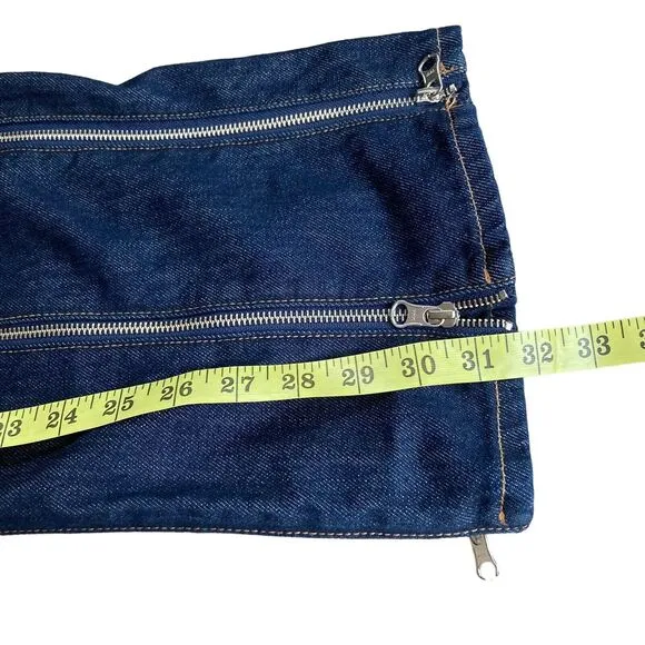 Levi’s X No Sesso Sz Large 36x31 Zipper Wide Leg Jeans Gender Neutral NWOT $470
