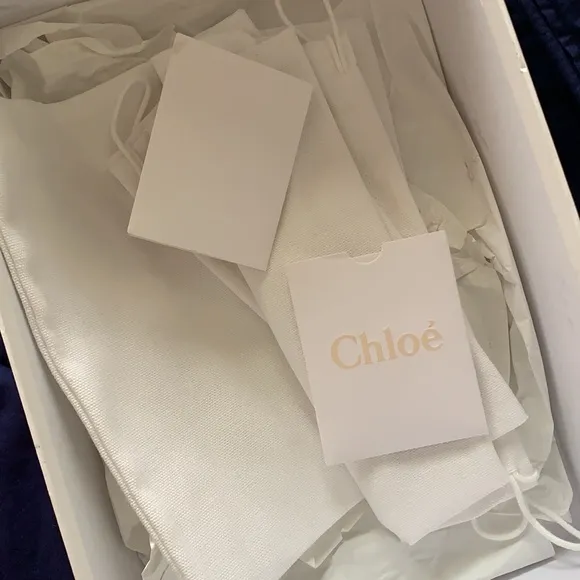 Like new Chloe beige suede mules