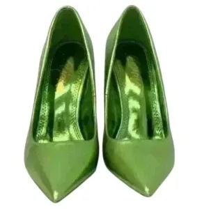 LILIANA / Kimye-99 / Metallic Green / Pointed-Toe High / Heels / Stilettos Women