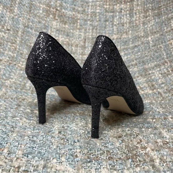 Lilly Pulitzer Margot Glitter Pump in Onyx