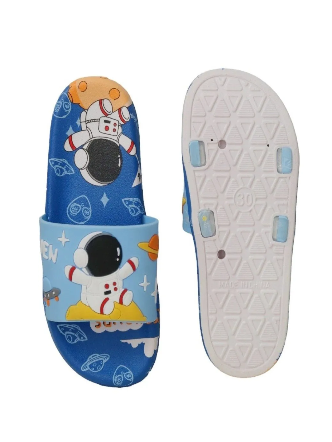 Little Astronaut Space Adventure Blue Slides For Boys