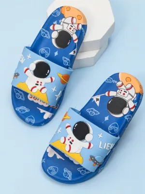 Little Astronaut Space Adventure Blue Slides For Boys