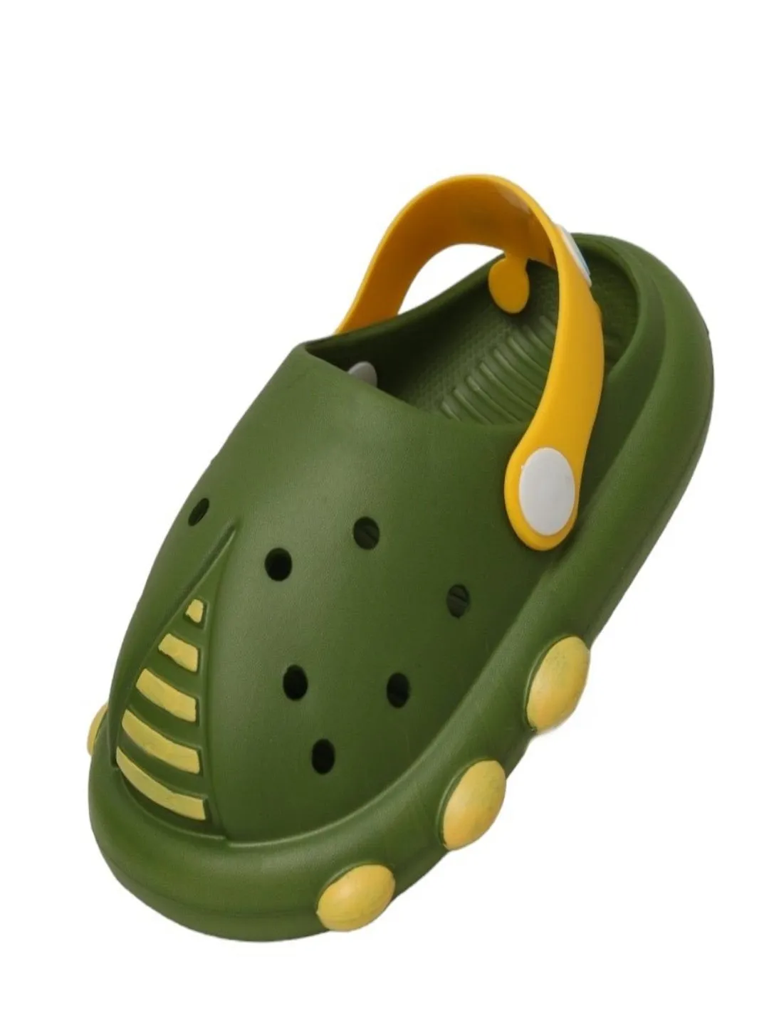 Little Explorer's Green Ladybug Clogs - Adventure with Every Step!