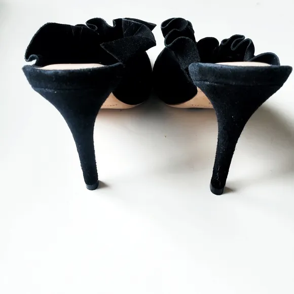 Loeffler Randall Langley - Black Suade Heels Women's Size 5