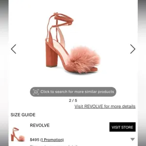 Loeffler Randall Nicolette fox fur pink heels lace up