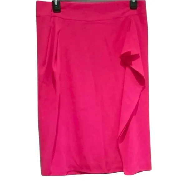 Lord &amp; Taylor Pink Flutter Ruffle Pencil Skirt NWT sz 24W