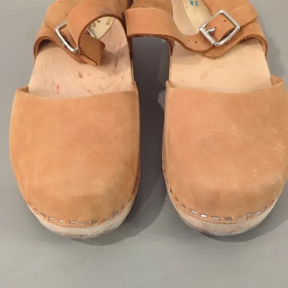 Lotta From Stockholm Low Wood Brown Clogs in Oiled Nubuck 🤎 size 40 (US 9)