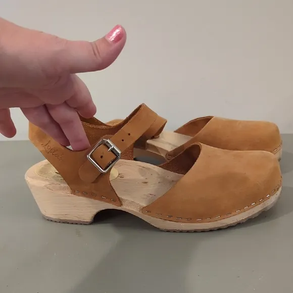 Lotta From Stockholm Low Wood Brown Clogs in Oiled Nubuck 🤎 size 40 (US 9)