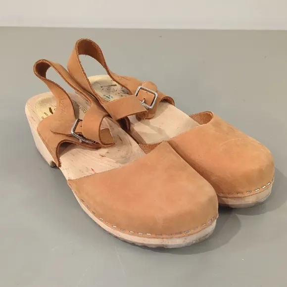 Lotta From Stockholm Low Wood Brown Clogs in Oiled Nubuck 🤎 size 40 (US 9)