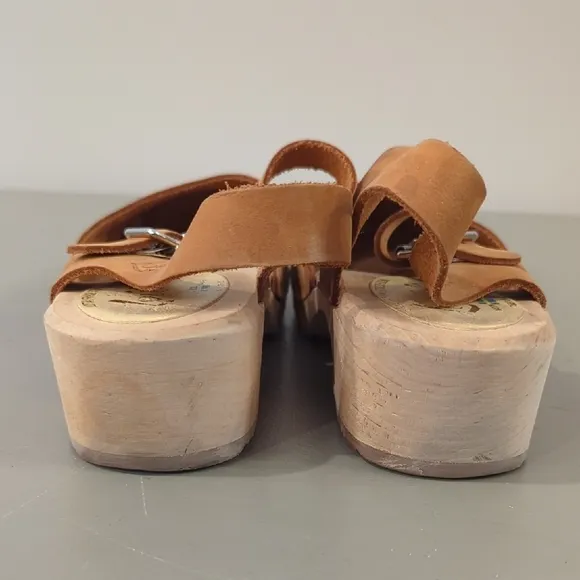 Lotta From Stockholm Low Wood Brown Clogs in Oiled Nubuck 🤎 size 40 (US 9)