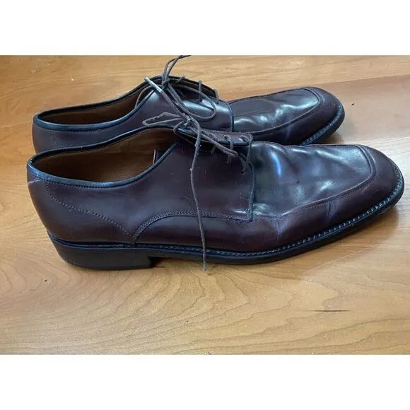 Lottusse Shoes Oxford Oxfords Brown Leather 8.5 Dress