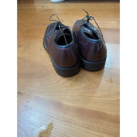 Lottusse Shoes Oxford Oxfords Brown Leather 8.5 Dress
