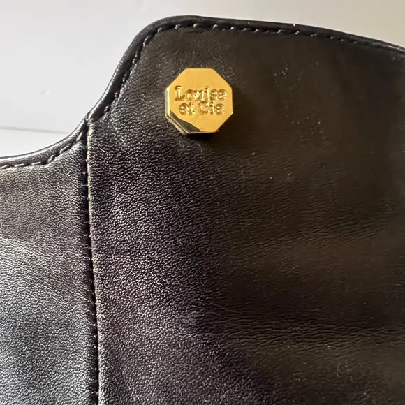 Louise et Cie Sonya Pointed Toe Bootie Black Size 6