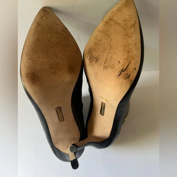 Louise et Cie Sonya Pointed Toe Bootie Black Size 6