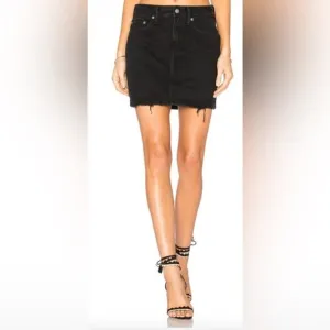 Lovers and Friends Revolve Black Elijah Mini Skirt size 24