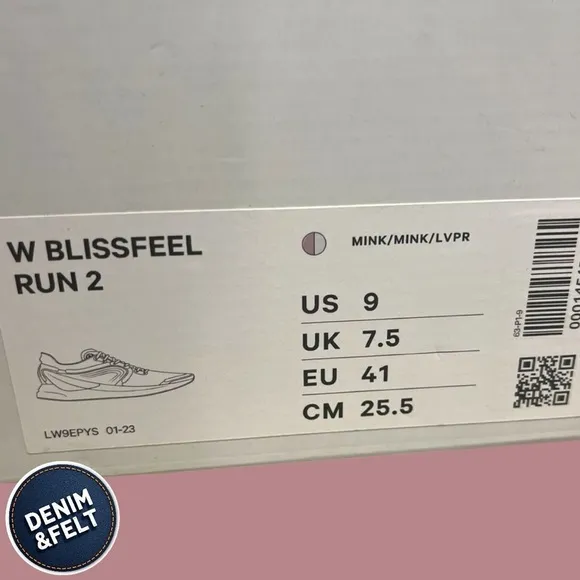 Lululemon Women's Blissfeel 2 Running Shoe | Color: Mink Berry/Light Vapor | NEW