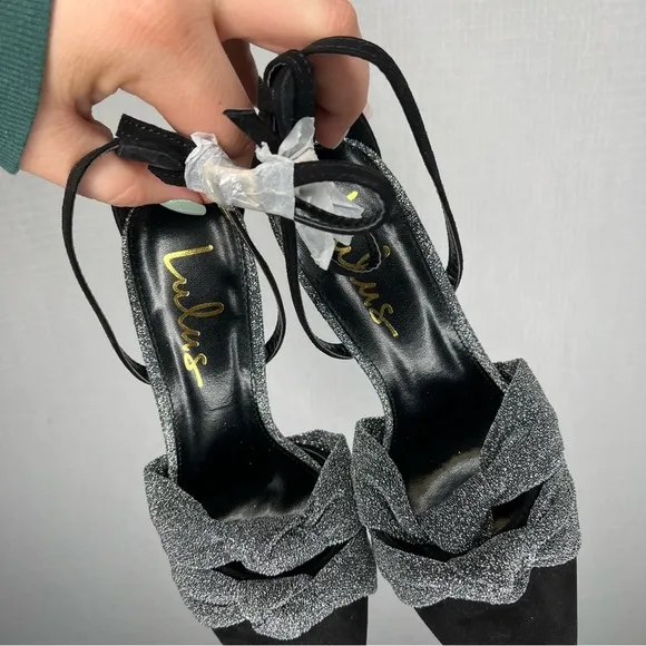 Lulu’s | Sparkle High Heels New 5.5 Pointed Toe Woman's
