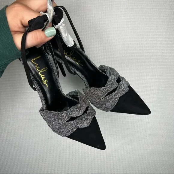Lulu’s | Sparkle High Heels New 5.5 Pointed Toe Woman's