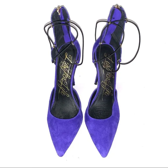 LUSTFORLIFE KissMe Strappy Suede Stiletto Heels