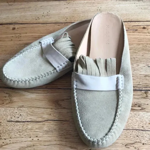 M. Gemi Suede Mules. Made in Italy. Size 42