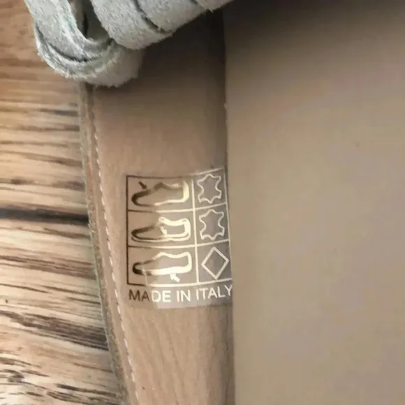 M. Gemi Suede Mules. Made in Italy. Size 42