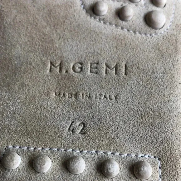 M. Gemi Suede Mules. Made in Italy. Size 42