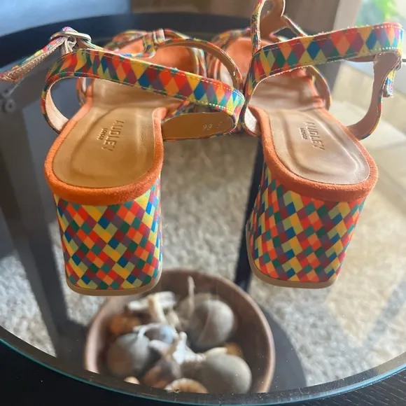 Made in Spain sz38 (I’m 8.5)Multicolor Strappy Women's Heels