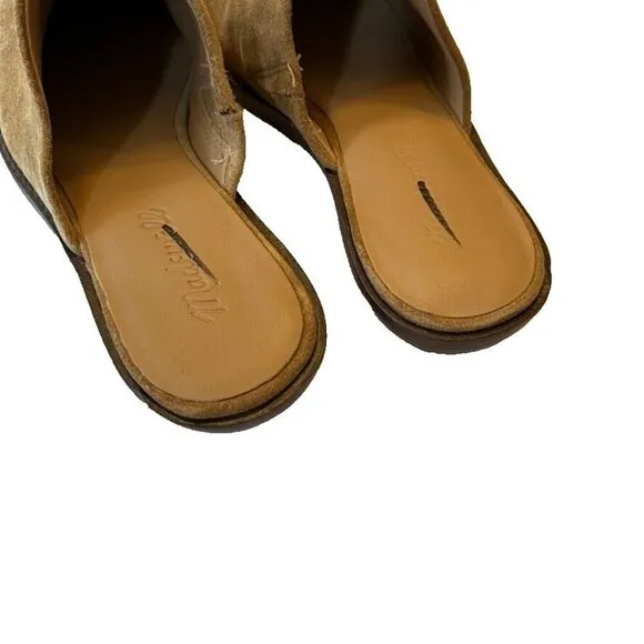 Madewell $148 Jesse Western Mule in Suede Size 10.5 NN054