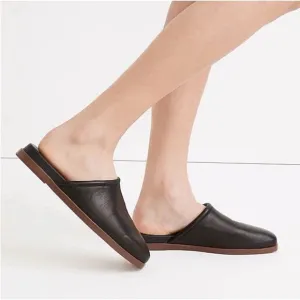 Madewell The Louisa Mule in True Black Size 6.5