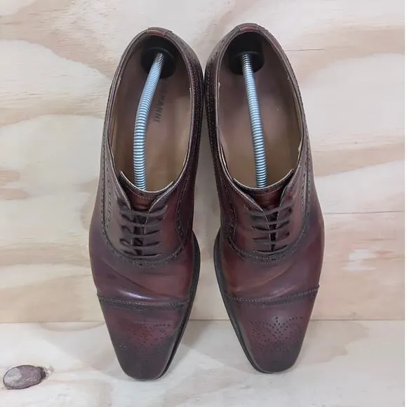 Magnanni - Martino Cap Toe Cognac - Oxfords Dress - Brown - Men's - 13 M - 19267