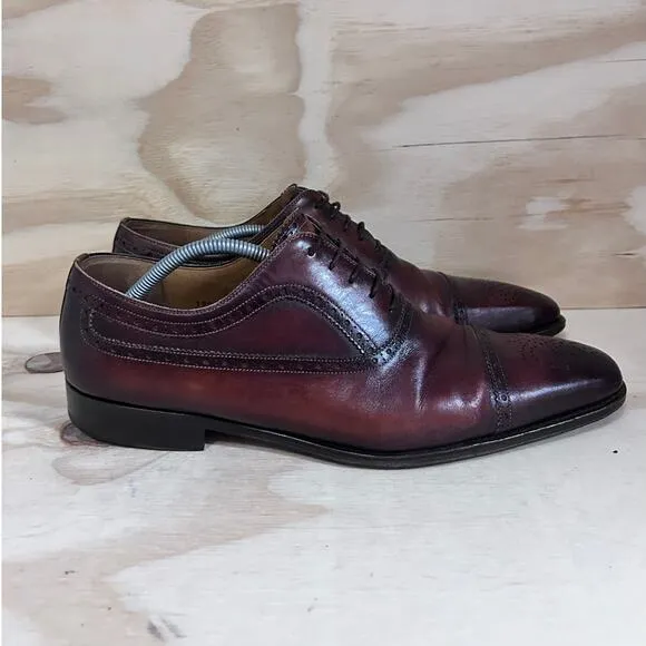 Magnanni - Martino Cap Toe Cognac - Oxfords Dress - Brown - Men's - 13 M - 19267
