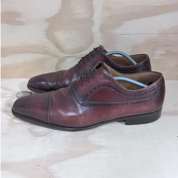Magnanni - Martino Cap Toe Cognac - Oxfords Dress - Brown - Men's - 13 M - 19267