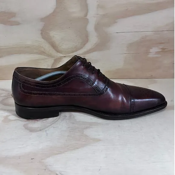 Magnanni - Martino Cap Toe Cognac - Oxfords Dress - Brown - Men's - 13 M - 19267