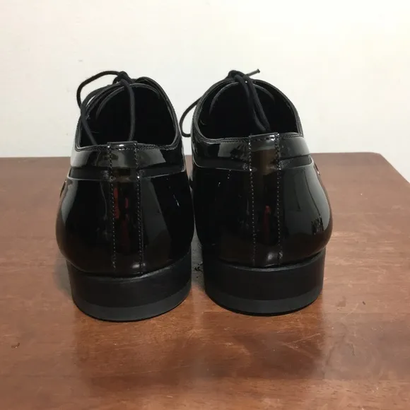 Magnanni Saks Fifth Avenue Collection Men’s Jadiel Patent CapToe Oxfords Size8.5