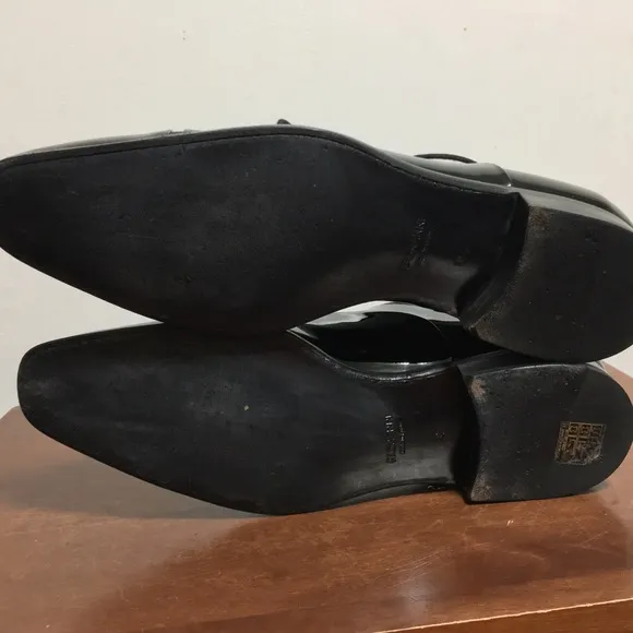 Magnanni Saks Fifth Avenue Collection Men’s Jadiel Patent CapToe Oxfords Size8.5