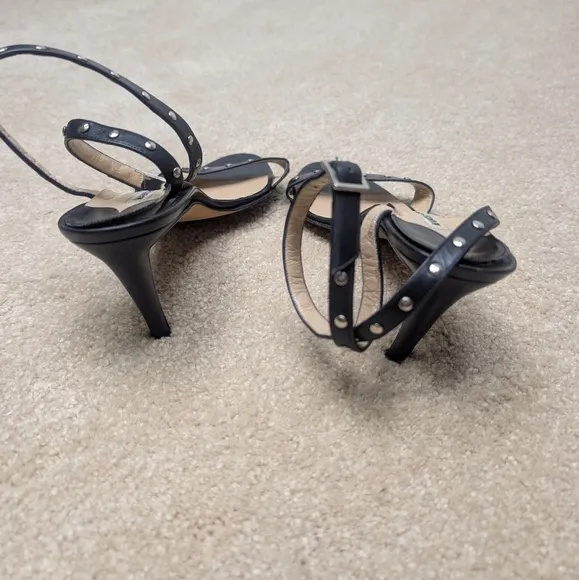 Manolo Blahnik Strappy studded Heels