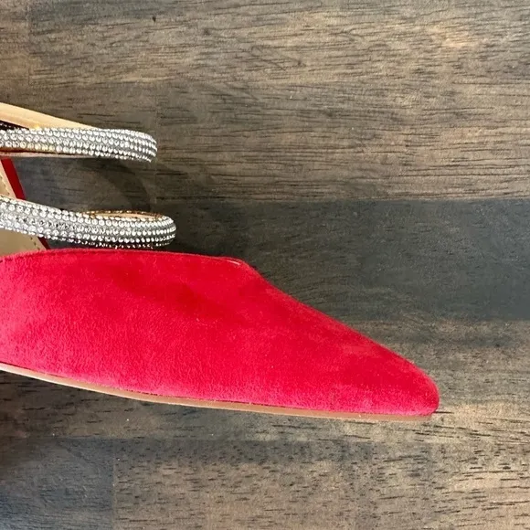 Marc Fisher Red Strappy Heels