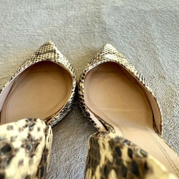Marc Fisher Animal Print Pointed Toe D’Orsay Pumps
