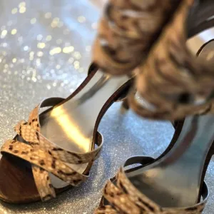 Marciano 🔥 Snakeskin Leather Heels