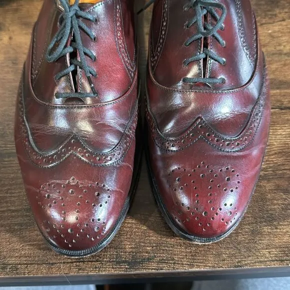 Mario de Gerard burgundy oxfords size 9.5