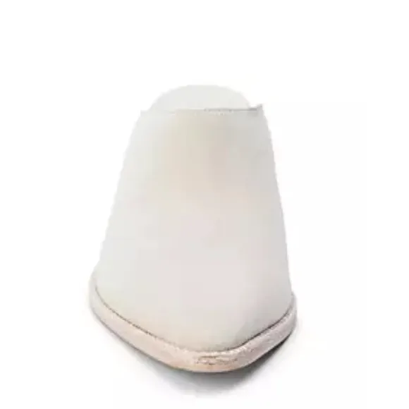 Matisse Cammy Suede Cream Ecru Mules