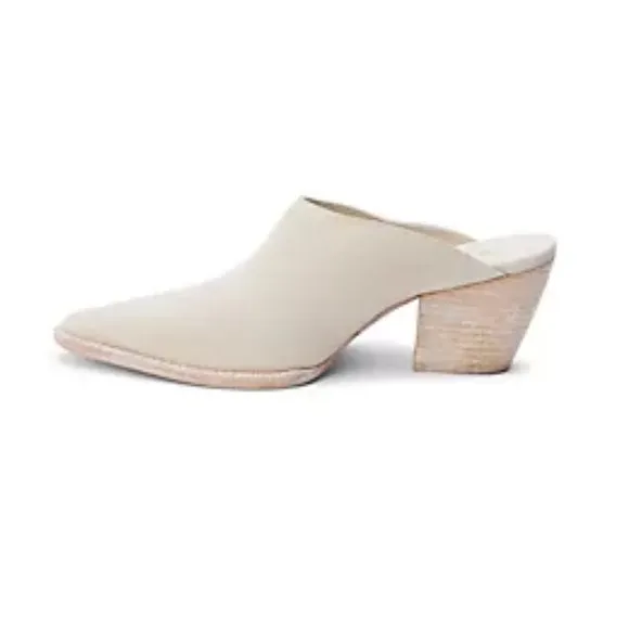 Matisse Cammy Suede Cream Ecru Mules
